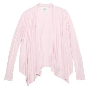 GIRL LONG SLEEVE BRUSHED HACCI WRAP WITH THUMBHOLE